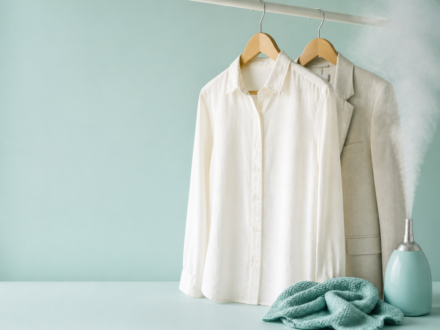 A freshly pressed linen shirt and blazer